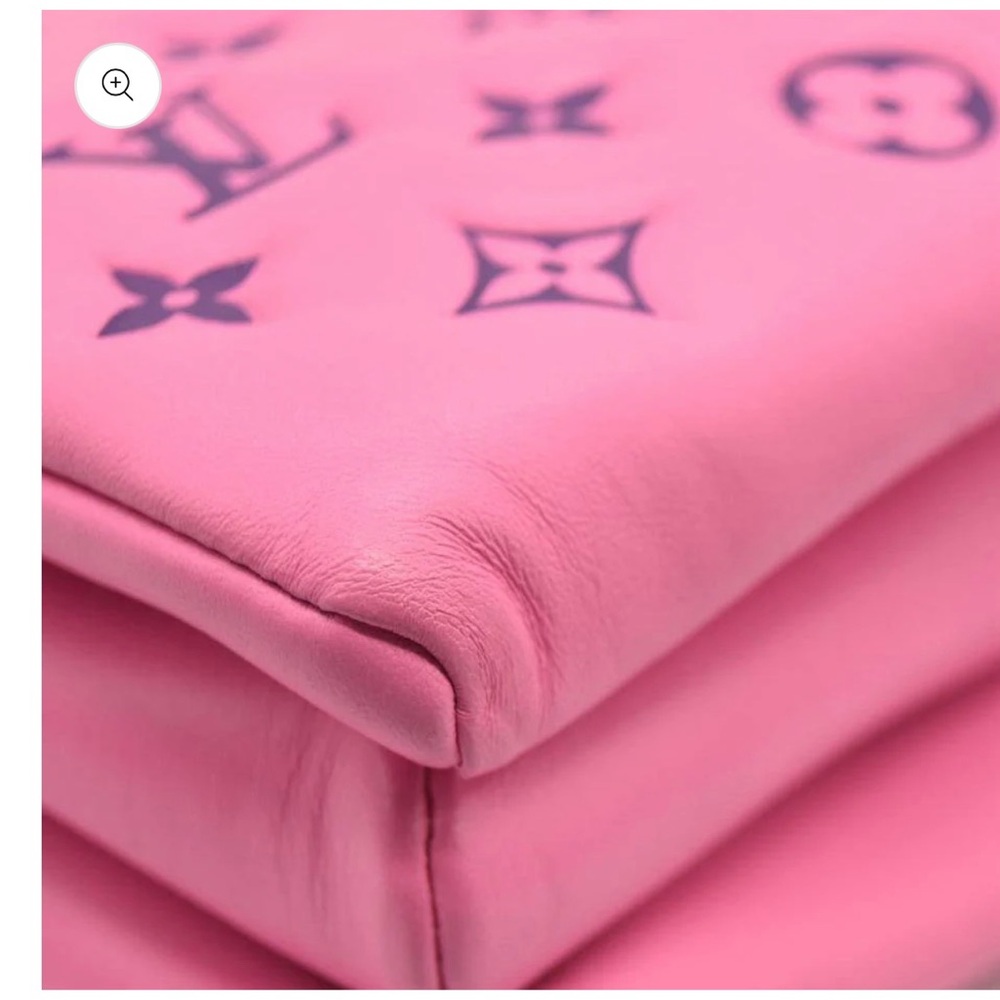 LOUIS VUITTON Lambskin Embossed Monogram Vuittamins Coussin PM Rose Violet - Picture 9 of 15